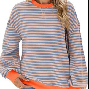 Amazon Striped Crewneck